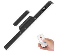 Générique Under Cabinet Lighting - 11.4 Inch Dimmable Lamp for Desk | 5 Color Temps Magnetic Rechargeable LED Lights 2500mAh with Remote Control for Home, Closet, Bedside and Bedroom