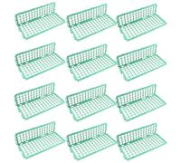 Générique Under Couch Blocker - 12 Pieces Bed Furniture Bottom Stopper | Protective Pads for Pets, Home, Living Room, Bedroom, Playroom Or Prevent Furniture Damage, 14.57x6.69x4.72in