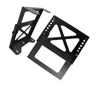 Générique Under Desk Computer Mount, Adjustable PC Bracket for Space-Saving Setup, Concealed Holder with Cable Management Support, Ideal for Workstation, Bedroom, and Compact Living Spaces