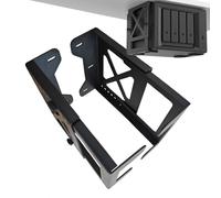 Générique Under Desk Computer Mount, Concealed Docking Station Rack, 4.21-7.99 inches, Adjustable Space-Saving Bracket, Hidden Organizer for Cable Management in Dorm Studio Bedroom Home Study Room