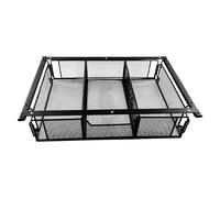 Générique Under Desk Drawer, Under Table Pencil Holder, Metal Divided Tray Basket, 14.37x9.25x3.22 Inches, Pens, Supplies, and Cabinet Organization Compact Versatile Ideal for Adults Kids