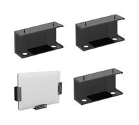 Générique Under Desk Laptop Mount - ABS 35x25x5cm | Organizer Shelf with Anti-Scratch Pads, Device Storage, Cable Box Holder, Tablet Support | Home Office, Protection