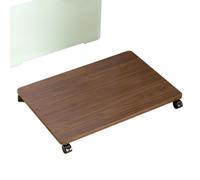 Générique Under Desk Printer Stand - 45x30x6.2cm Multipurpose Organizer - Printer Stand with 4 Caster Wheels,for Washing Machine Plant Port Suitcase Home Appliance Living Room Meeting Room