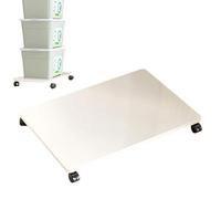 Générique Under Desk Printer Stand - 45x30x6.2cm Multipurpose Organizer - Printer Stand with 4 Caster Wheels,for Washing Machine Plant Port Suitcase Home Appliance Living Room Meeting Room