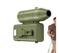 Générique Under Shirt Fan, Rechargeable 6-Speed 3600mAh Waist Fan with LED Light, Portable Cooling Device for Camping Hiking Backpacking Climbing Walking Outdoor Activity Travel