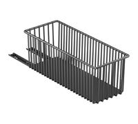 Générique Under Sink Pull Out Organizer, Pull-Out Drawers, Metal Storage Basket Shelf, Durable Kitchen Storage for Pantry Organization, Closet, Home, Apartment, Bedroom, Bathroom Use, Black