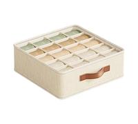 Générique Underwear Storage Organizer, Drawer Divider Box, 20-Grid Space Saver, Foldable Sorting Container, Ideal for Closet Bedroom Apartment Sock Bra Panty Arrangement