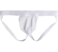 Générique Une pièce sans Couture C-String Gay Briefs Bulge Pouch Thongs Bikini sous-vêtements Lingerie Bref Sissy Trunks (Blanc,M)