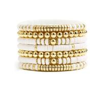 Générique Unique élastique en argile douce, accessoire de mode fait à la main, parfait pour les fêtes sur la plage et les Festivals, bijoux de fête