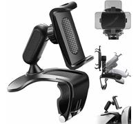 Générique Unirexa Phone Holder, Unirexa Dashboard Phone Holder, Universal 360° Dashboard Phones Holders, Multifunctional Car Clip on Phones Holders, Fits 4”-7” Smartphones (1Pcs)