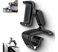 Générique Unirexa Phone Holder, Unirexa Universal 360° Dashboard Phone Holders, Multifunctional Car Clip on Phones Holders, Rock-Solid Grip, Rotatable, Adjustable, for Wheel & Sun Visor (1PCS)