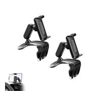 Générique Unirexa Phone Holder,Unirexa Universal 360 Dashboard Phone Holders,Multifunctional Car Clip on Phones Holders,Rock-Solid Grip,Rotatable, Adjustable,for Steering Wheel & Sun Visor (2PCS)
