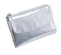 Générique Unisex Pebble Leather Wallet, 5.3In Short Genuine Leather Coin Card Holder, Small Wallets for Women, with Credit Card Holder Can Hold Coins, Id Cards (H13)
