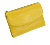 Générique Unisex Pebble Leather Wallet, 5.3In Short Genuine Leather Coin Card Holder, Small Wallets for Women, with Credit Card Holder Can Hold Coins, Id Cards (H11)