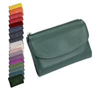 Générique Unisex Pebble Leather Wallet, Cute Small Wallets for for Men and Women, 5.3in Leather Coin Card Holder with Card Slots, Coin Pocket & Cash Storage, Small Compact Pocket Purse Multicolor (P)