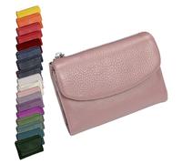 Générique Unisex Pebble Leather Wallet, Cute Small Wallets for for Men and Women, 5.3in Leather Coin Card Holder with Card Slots, Coin Pocket & Cash Storage, Small Compact Pocket Purse Multicolor (K)
