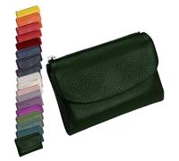 Générique Unisex Pebble Leather Wallet, Cute Small Wallets for for Men and Women, 5.3in Leather Coin Card Holder with Card Slots, Coin Pocket & Cash Storage, Small Compact Pocket Purse Multicolor (R)