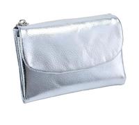 Générique Unisex Pebble Leather Wallet - Exquisite Small Wallet Women, Genuine Pebble Soft Leather Wallets, Multiple Compartments for Coins and Cards