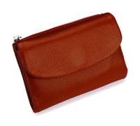 Générique Unisex Pebble Leather Wallet, Short Genuine Leather Purse for Coins and Cards, for Man and Women (03)