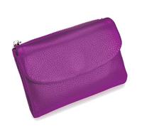 Générique Unisex Pebble Leather Wallet, Short Genuine Leather Purse for Coins and Cards, for Man and Women (02)