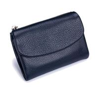Générique Unisex Pebble Leather Wallet, Short Genuine Leather Purse for Coins and Cards, for Man and Women (16)