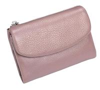 Générique Unisex Pebble Leather Wallet, Short Genuine Leather Purse for Coins and Cards, Small Wallets for Women, 5.3In Short Genuine Coin Card Holder, Wallets for Men and Women (B)