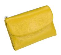 Générique Unisex Pebble Leather Wallet, Short Genuine Leather Purse for Coins and Cards, Small Wallets for Women, 5.3In Short Genuine Coin Card Holder, Wallets for Men and Women (C)