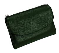 Générique Unisex Pebble Leather Wallet, Short Genuine Leather Purse for Coins and Cards, Small Wallets for Women, 5.3In Short Genuine Coin Card Holder, Wallets for Men and Women (O)