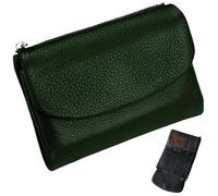 Générique Unisex Pebble Leather Wallet,Short Leather Purse for Coins and Cards,Natural Stone Texture Small Purse with Zippered Pockets
