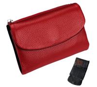 Générique Unisex Pebble Leather Wallet,Short Leather Purse for Coins and Cards,Natural Stone Texture Small Purse with Zippered Pockets