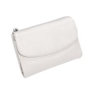 Générique Unisex Pebble Leather Wallet, Small Wallets for Women, Genuine Leather Coin and Card Wallet, Unisex Clutch Bags (Beige)
