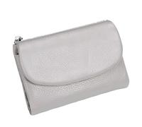 Générique Unisex Pebble Leather Wallet, Small Wallets for Women, Women's Genuine Leather Coin Purse with Credit Card Holder, Small Compact Bifold Pocket Purse Multicolor, for Men & Women (Gray)