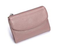 Générique Unisex Pebble Leather Wallet, Unisex Soft Pebble Leather Wallet, Women Clutch Bags, Can Hold Coins, Id Cards (Pink)