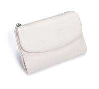 Générique Unisex Pebble Leather Wallet, Unisex Soft Pebble Leather Wallet, Women Clutch Bags, Can Hold Coins, Id Cards (Beige)