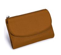 Générique Unisex Pebble Real Leather RFID Wallet, Unisex Pebble Leather Wallet, Zipper Wallets for Men, Short GenuineLeather Purse for Coins and Cards, Small Compact Bifold Pocket Purse (One-23)