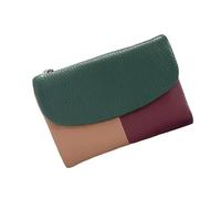 Générique Unisex Pebble Real Leather RFID Wallet, Unisex Pebble Leather Wallet, Zipper Wallets for Men, Short GenuineLeather Purse for Coins and Cards, Small Compact Bifold Pocket Purse (One-16)