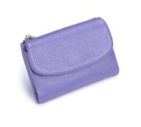 Générique Unisex Pebble Real Leather RFID Wallet, Unisex Pebble Leather Wallet, Zipper Wallets for Men, Short GenuineLeather Purse for Coins and Cards, Small Compact Bifold Pocket Purse (One-5)