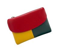 Générique Unisex Pebble Real Leather RFID Wallet, Unisex Pebble Leather Wallet, Zipper Wallets for Men, Short GenuineLeather Purse for Coins and Cards, Small Compact Bifold Pocket Purse (One-8)