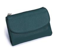Générique Unisex Pebble Real Leather RFID Wallet, Unisex Pebble Leather Wallet, Zipper Wallets for Men, Short GenuineLeather Purse for Coins and Cards, Small Compact Bifold Pocket Purse (One-24)