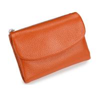Générique Unisex Pebble Real Leather RFID Wallet, Unisex Pebble Leather Wallet, Zipper Wallets for Men, Short GenuineLeather Purse for Coins and Cards, Small Compact Bifold Pocket Purse (One-22)