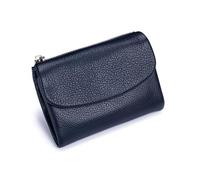 Générique Unisex Pebble Real Leather RFID Wallet, Unisex Pebble Leather Wallet, Zipper Wallets for Men, Short GenuineLeather Purse for Coins and Cards, Small Compact Bifold Pocket Purse (One-1)