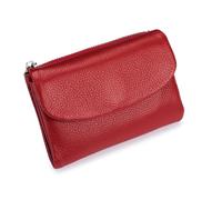 Générique Unisex Pebble Real Leather RFID Wallet, Unisex Pebble Leather Wallet, Zipper Wallets for Men, Short GenuineLeather Purse for Coins and Cards, Small Compact Bifold Pocket Purse (One-15)