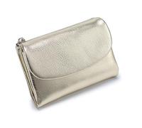 Générique Unisex Pebble Real Leather RFID Wallet, Unisex Pebble Leather Wallet, Zipper Wallets for Men, Short GenuineLeather Purse for Coins and Cards, Small Compact Bifold Pocket Purse (One-6)
