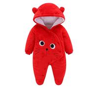 Générique Unisexe BB Grenouillres Combinaison Barboteuses Mignon Costume de Enfants Pyjama Body Garçon Enfant Jumpsuit Tricoté d'hiver Bebe Garcon 0-12 Mois