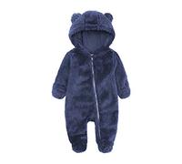Générique Unisexe BB Grenouillres Combinaison Barboteuses Naissance Printemps Hiver Chaud surpyjama Bebe Garcon Enfant Jumpsuit Vetement Mignon Grenouillère Pyjama 0-12 Mois