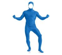 Générique Unisexe Cosplay Scène Performance Costume Couleur Unie Seconde Peau Costume Deguisement Combinaison Intégrale