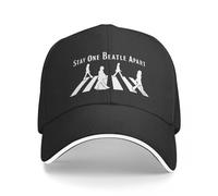 Générique Unisexes Stay One Beatle Apart Casquette de Baseball Groupe Classique y2k Hommes Mignons Femmes Motif de Chapeau de Camionneur Course Cascas de Baseball Respirantes Idée Cadeau