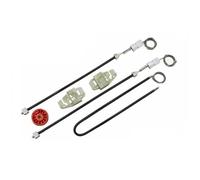 Générique Unité Vitre Électrique Kit De Clips De Réparation De Vitres Électriques, pour Citroen pour Xsara 1997-2006, Kit De Réparation De Lève-vitre Avant Gauche Régulateur Fenêtre