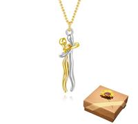 Générique Unity Necklace, Human Unity Necklace, Hug Necklace Adjustable Length, Embrace Couple Pendant for Women and Men (H)