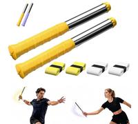 Générique Upgraded Adjustable Intensity Badminton Swing Trainer, Adjustable Magnetic Swing Trainer with Sound Feedback for Wrist Arm Strength Training, Smash Technique Practice